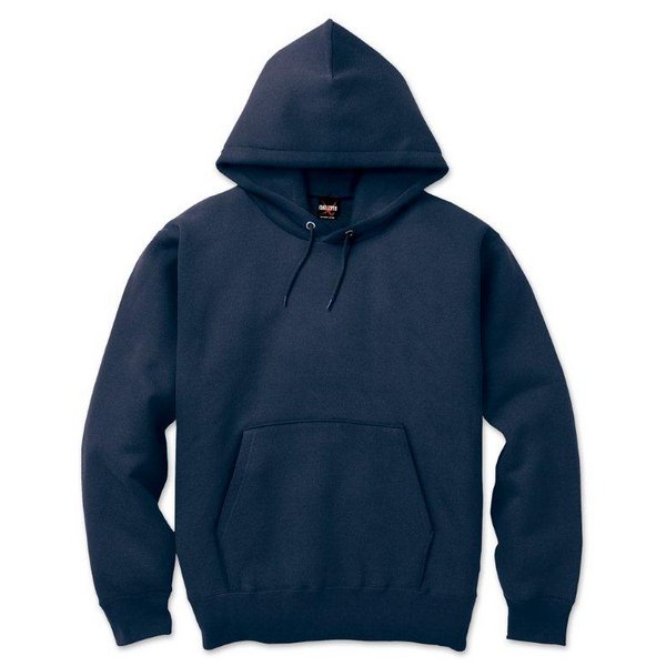 裏起毛 プル パーカー XXLサイズ ネイビー 12.5oz ヘビーウェイト 綿混 コットン混 保温力抜群 男女兼用 プルオーバー 送料無料の通販は