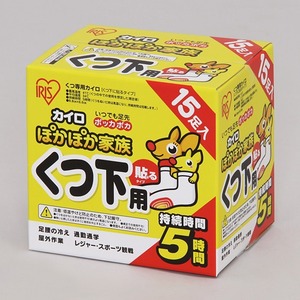 （まとめ） ぽかぽか家族 貼る靴下用 15足 PKN-15HK【×3セット】 送料無料の通販は