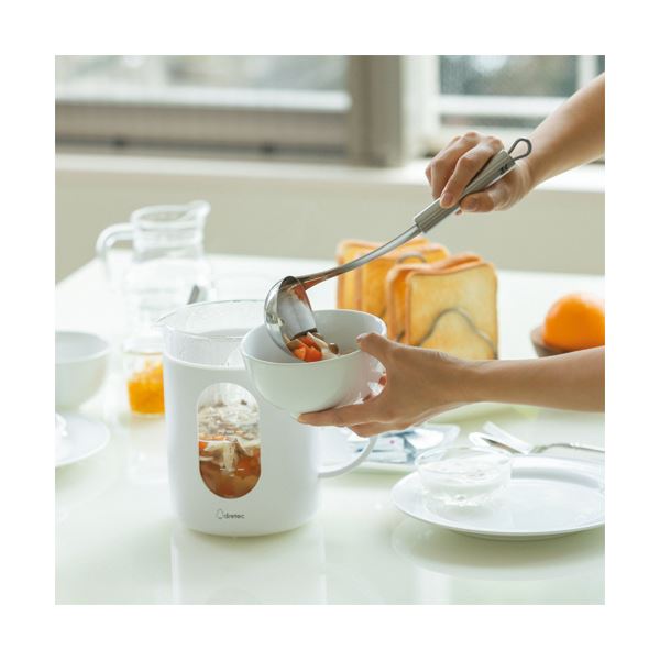 ドリテック調理ポット ククポ 1.5L ホワイト PO-163WT 1台 白