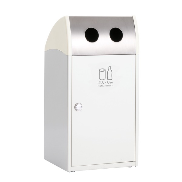 受注生産 ゴミ箱 〔 かん・びん用 オフホワイト 〕 アジャスター付き テラモト TrimST ステン ダストボックス 白 アジャスター付きのオフホワイトなステン製かん・びん用トリム テラモトが受注生産でお届けする、使い勝手抜群のTrimST 白 送料無料の通販は 42,151円