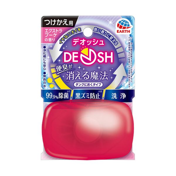 (まとめ）アース製薬 デオッシュ DEOSHタンクにおくタイプ エクストラブーケ つけかえ用 1個 【×10セット】 送料無料の通販は