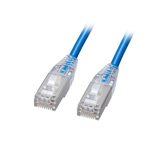 カテゴリ7LANケーブル 配線 スリム やわらか ツメ折れ防止コネクタ 15m ブルー KB-SL7YS-15BL 青 送料無料の通販は 8,002円