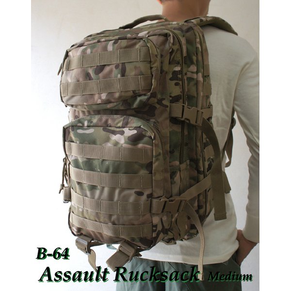 アメリカ軍 多機能 アサルト リュックサック カバン ミディアム マルチ 米軍 レプリカ ミリタリーウェア 軍モノ