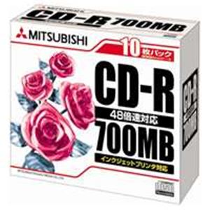 三菱化学メディア CD-R ＜700MB＞ SR80PP10C 100枚 高品質なOA PC関連