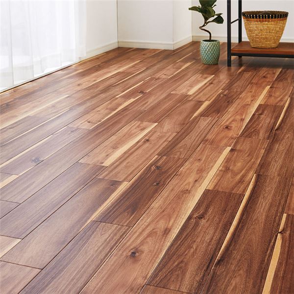 クッションフロア 江戸間6畳 グランアカシア 防水 撥水 抗菌 清潔 防炎 防カビ フリーカット フローリング調 日本製 国産 送料無料の通販は 27,469円