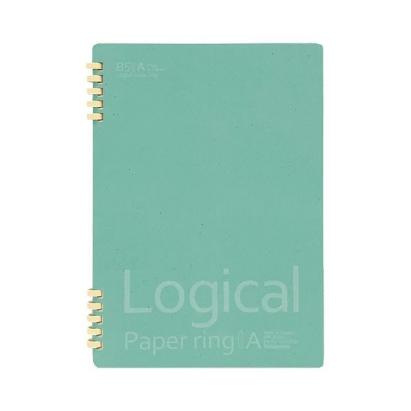 (まとめ） ロジカルペーパーリングノート B5 A罫 40枚 NW-B518A 1セット（10冊）【×10セット】