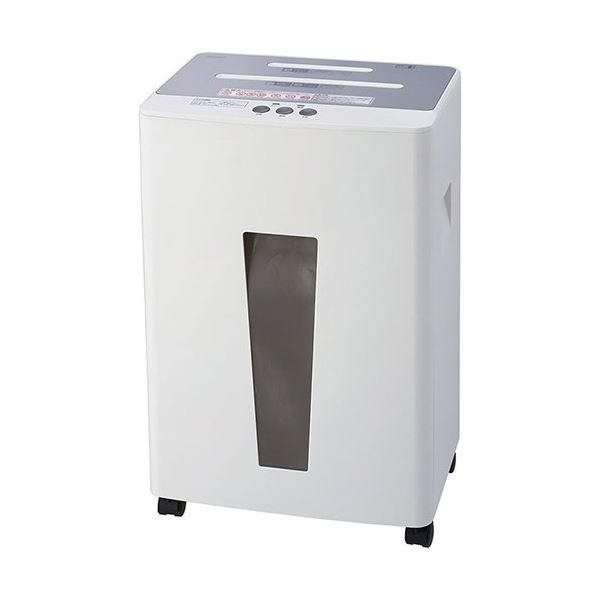 パーソナルシュレッダ ノイズレス クロス ホワイト NSE-NLC01W 白