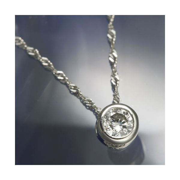 プラチナPtフクリンダイヤモンドペンダント/ネックレス 鑑別カード付き 送料無料の通販は 48,333円