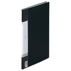 【訳あり・在庫処分】(業務用20セット) LIHITLAB クリアブック/クリアファイル リクエスト 【A4/タテ型】 固定式 10ポケット G3200-24 黒 送料無料の通販は