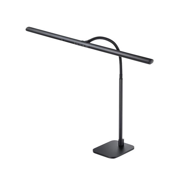 LEDデスク (テーブル 机) ライト・フレキシブルアーム LED-DESK3BK 広範囲に照らすLEDデスクライト、柔軟なアームで自在に調節可能なベースタイプのデスクライト LED-DESK3BK 送料無料