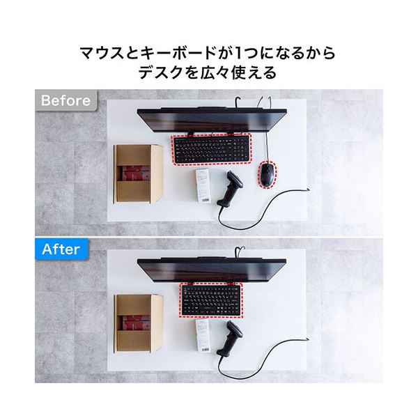 マグネット内蔵防水防塵キーボード SKB-BS8BK