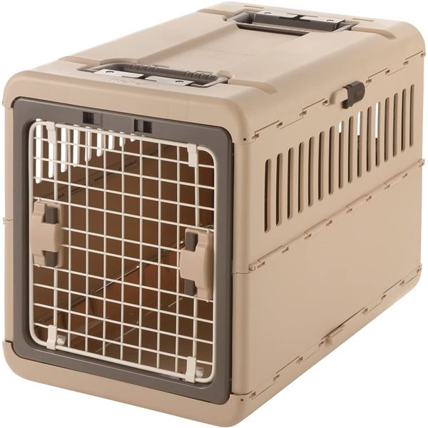 【2個セット】リッチェル キャンピングキャリー 折りたたみ L ダークブラウン ペットキャリー 茶 送料無料の通販は