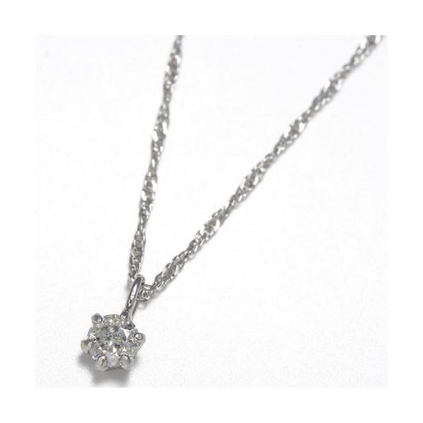 プラチナPt900 0.1ctダイヤモンドペンダント/ネックレス