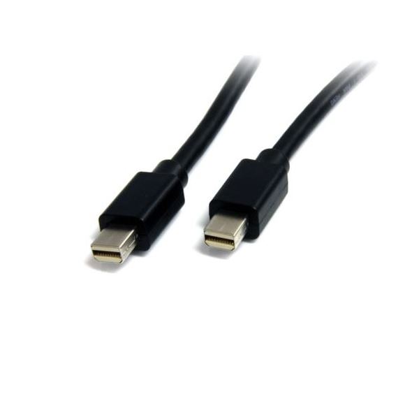 StarTech.com Mini DisplayPort 1.2 ケーブル 配線 2m 4K Mini DP（オス）-MiniDP（オス） ブラック MDISP2M 1本 黒 送料無料の通販は 5,194円