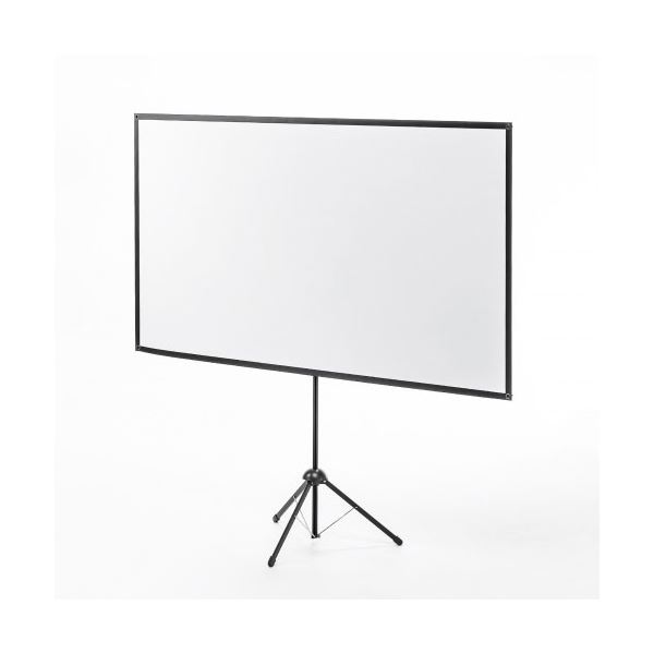 プロジェクタースクリーン 80型 三脚式 コンパクト整理 収納 360°回転 PRS-SX80HD 送料無料