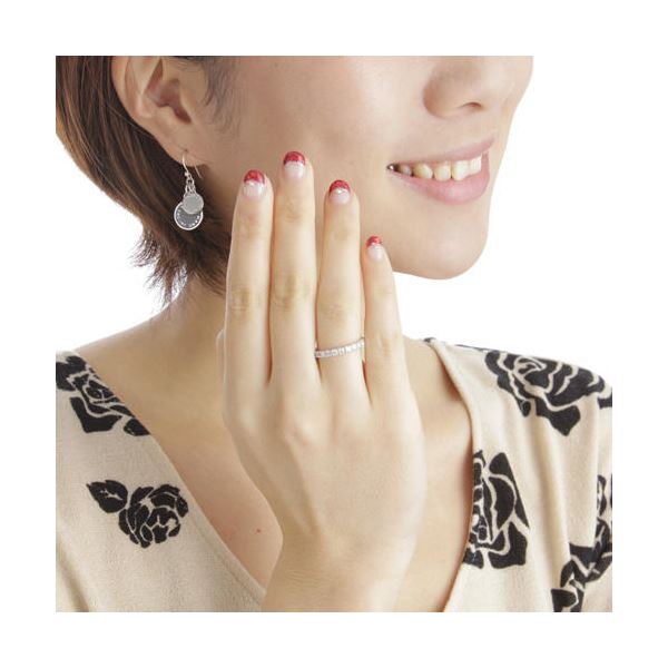 プラチナPt900 1.0ctダイヤリング 指輪 エタニティリング 15号