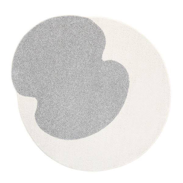 ラグ マット 絨毯 約幅175×長さ185cm グレー 防ダニ加工 裏面滑り止め 日本製 国産 デザインライフ クレイバムラグ 送料無料の通販は 27,181円