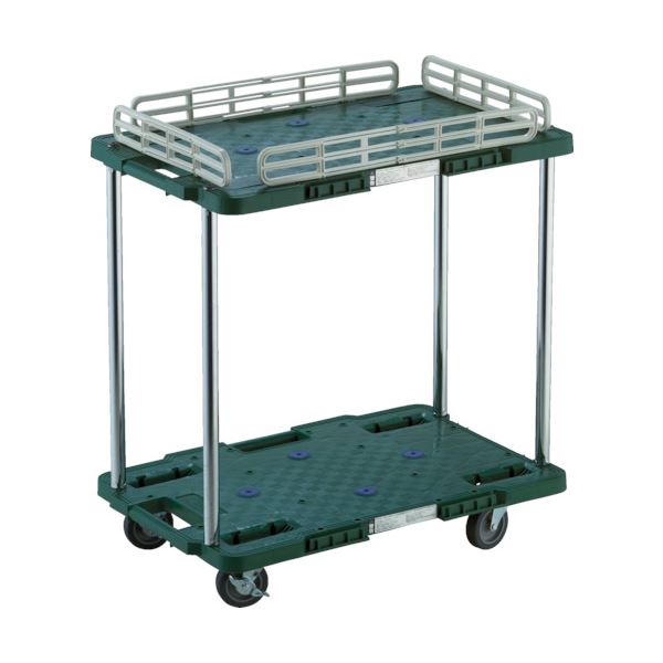 TRUSCOルートバン 3段式 400×600 4輪自在S付 緑 MPB-603JS-GN 1台 組立式 便利な移動式収納ラック 3段階調節可能な400×600サイズ、4輪自在キャスター付き、爽やかな緑色 お客様自身で組み立て可能な便利なアイテム 送料無料の通販は 22,740円