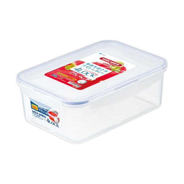 （まとめ）アスベル ユニックス タイトロック抗菌 清潔 2.6L TLO-60AG 1個【×5セット】 銀イオンパワーで安心の抗菌機能、アスベルのユニークなタイトロック2.6L 送料無料の通販は 5,548円