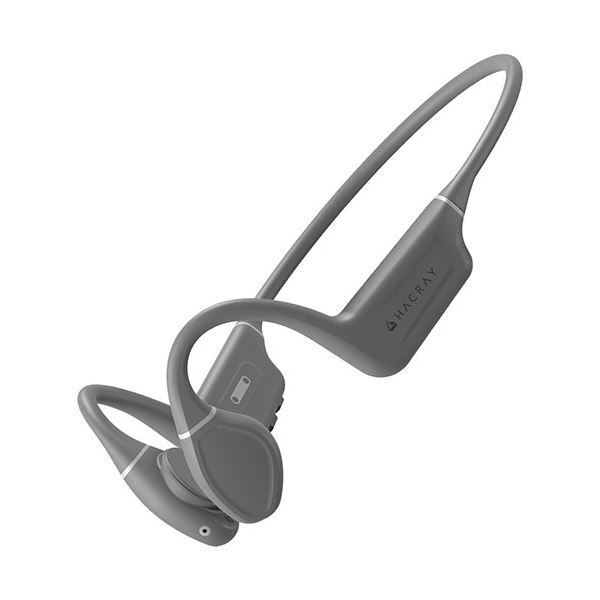 Hacray 骨伝導イヤホン Orca グレー HR25140GR 轟音のような重厚な低音、騒音環境でも聴こえる驚異的な大音量を実現する、骨伝導イヤホン Orca グレー HR25140GR 送料無料の通販は