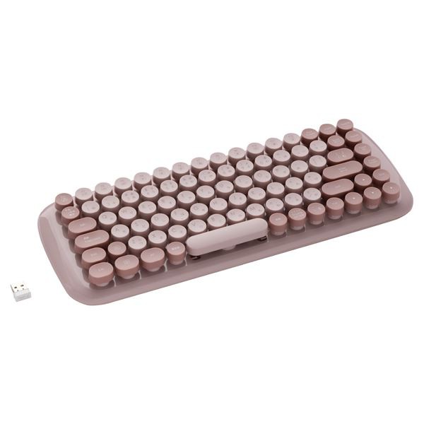 Digio2 無線 キーボード ラウンドキートップタイプ MK-03KBP ピンク 送料無料の通販は