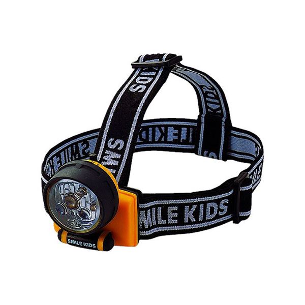 【5セット】 スマイルキッズ 子供 3LEDヘッドランプ ACA-4302X5