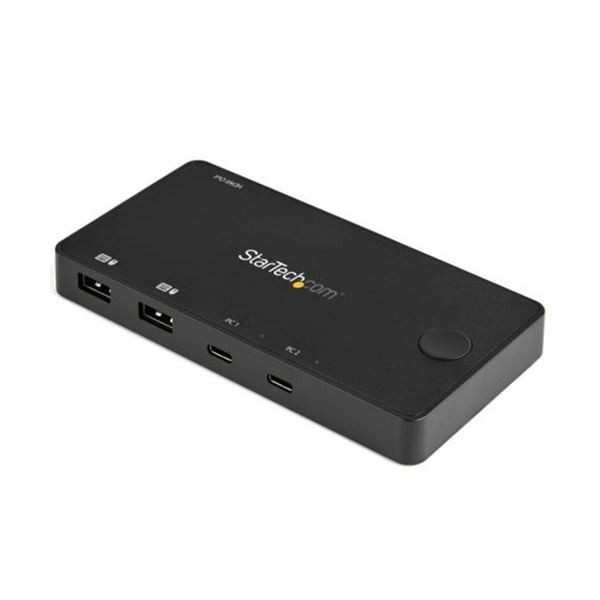 StarTech.com USB-C対応2ポートパソコン PC 切替器 ブラック SV211HDUC 1個 黒 送料無料の通販は