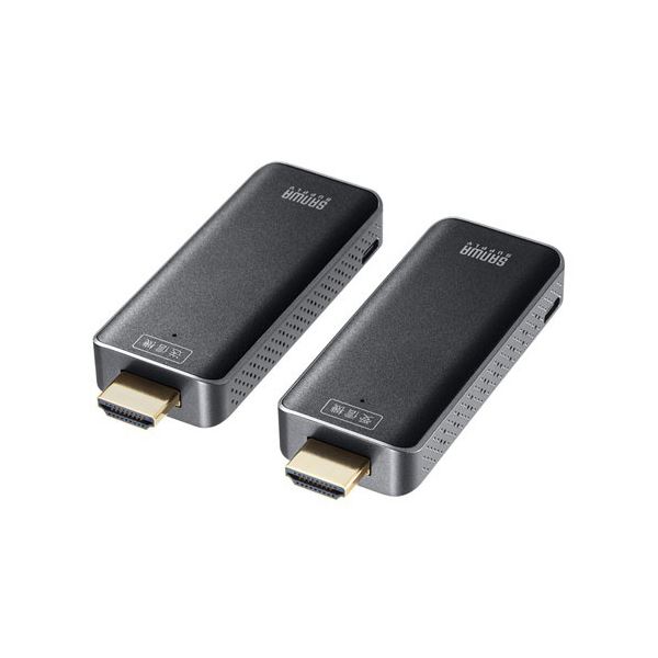 ワイヤレスHDMIエクステンダー VGA-EXWHD10 1台 ワイヤレスでHDMI信号を伝送するエクステンダー、VGA-EXWHD10 どこでも簡単に映像を拡張し、高画質で楽しめる便利アイテム 送料無料の通販は 55,391円