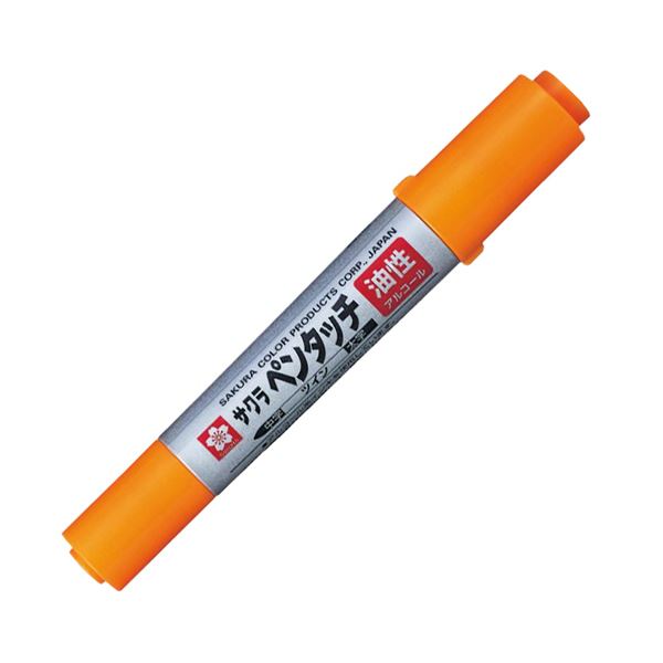 （まとめ） サクラクレパス油性マーカー ペンタッチツイン だいだい PK-T#5 1セット（10本） 【×3セット】 鮮やかな色彩を楽しむ オレンジ色の油性マーカー ペンタッチツイン ダイダイ PK-T#5 10本セットが3つ 送料無料の通販は 7,028円
