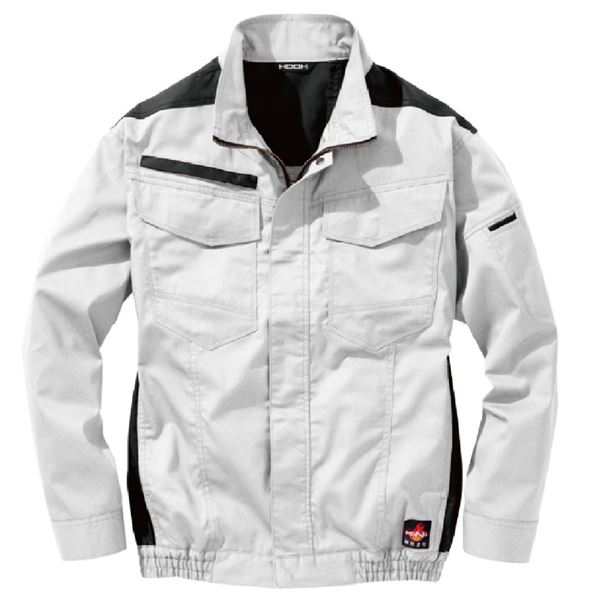 村上被服 HOOH 難燃長袖ブルゾン V4202 シルバーグレー サイズ：6L 服単品 〔バッテリー・ファン・ケーブル 配線 別売 〕 送料無料の通販はその他作業服