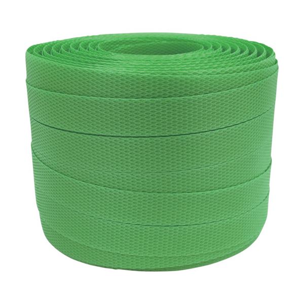 （まとめ） ユタカメイク梱包用品 PPバンド 15.5mm×100m グリーン L-105 1個 【×5セット】 緑
