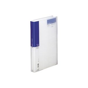 (業務用5セット) LIHITLAB 名刺ホルダー/名刺ファイル 【A4】 片面ポケット ヨコ入れ A-946 藍 送料無料の通販は 6,960円