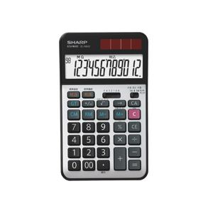 シャープ SHARP 実務電卓 12桁 ナイスサイズタイプ EL-N942-X 1台 ビジネスに最適 12桁の大型卓上電卓、使いやすいナイスサイズタイプが登場 送料無料