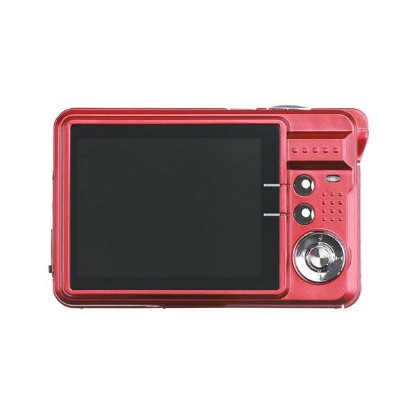 ASAGAO コンパクトデジタルカメラ ASCD2 2.7インチTFT液晶モニター搭載 レッド ASCD2-R 赤 送料無料の通販は