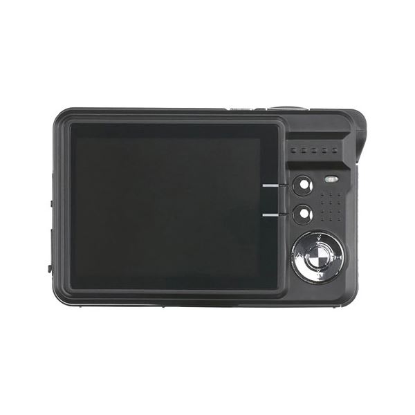 ASAGAO コンパクトデジタルカメラ ASCD2 2.7インチTFT液晶モニター搭載 ブラック ASCD2-B　黒 送料無料の通販は