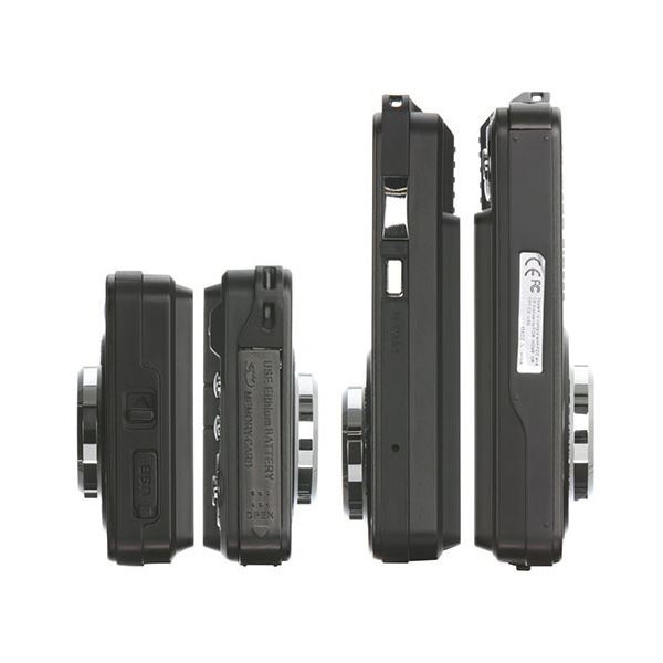 ASAGAO コンパクトデジタルカメラ ASCD2 2.7インチTFT液晶モニター搭載 ブラック ASCD2-B　黒 送料無料の通販は