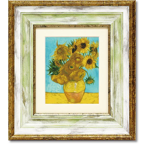 ユーパワー ミュージアムアート アートフレーム ゴッホ「ひまわり2」 芸術の饗宴 ユーパワー ミュージアムアート アートフレーム ゴッホ ひまわり2 送料無料の通販は