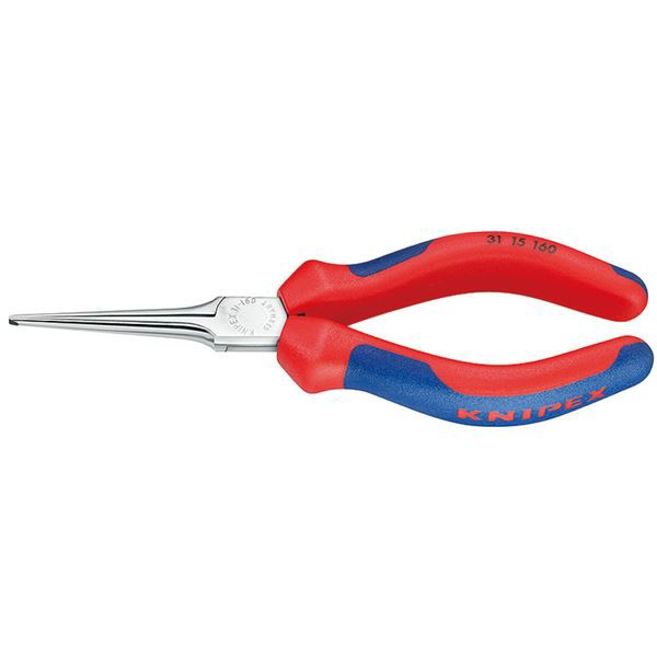 KNIPEX（クニペックス）3115-160 ニードルノーズプライヤー 細かなパーツを緻密に組み立て、曲げ、微調整するための究極のツール プロフェッショナル向けニードルノーズプライヤー3115-160 送料無料の通販は