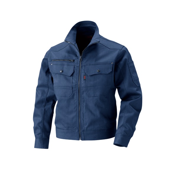 【村上被服製】 ブルゾン/作業着 【ネイビー M】 スーパーストレッチ素材使用 綿 ポリエステル 5400series 5403 送料無料の通販は 6,479円