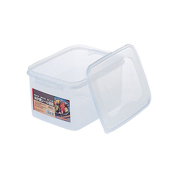 【20セット】 ぬか漬けシール容器/漬物用品 【角5L】 クリア 〔キッチン 台所 用品 家庭用品 手づくり〕