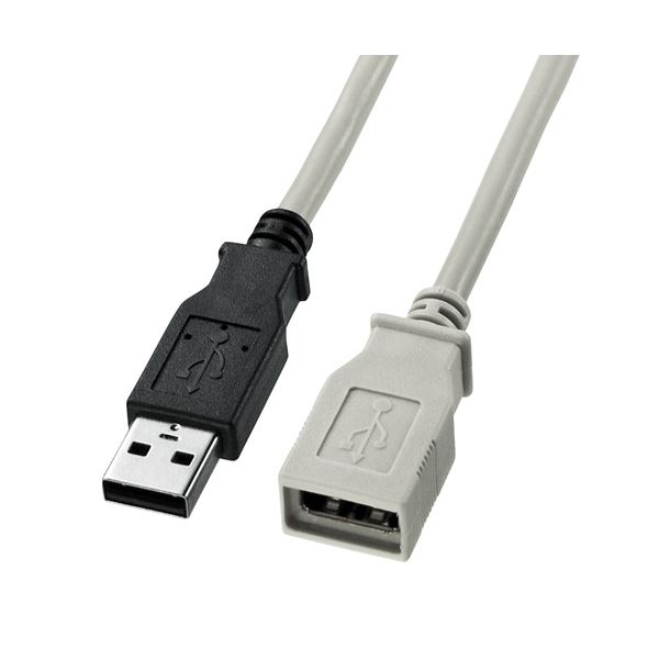 (まとめ) USB延長ケーブル 配線 KU-EN05K【×5セット】 送料無料