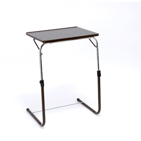 角度調整付折りたたみテーブル 机 (補強バー付) ブラウン 茶 快適な角度調整が可能な折りたたみテーブル 補強バーで安心のブラウンカラー 茶 送料無料の通販は 7,295円
