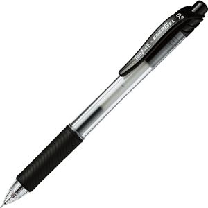 （まとめ） TANOSEE ノック式ゲルインクボールペン ニードルタイプ 0.3mm 黒 1本 【×80セット】 送料無料の通販はその他筆記具