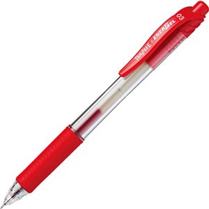 （まとめ） TANOSEE ノック式ゲルインクボールペン ニードルタイプ 0.3mm 赤 1本 【×80セット】 送料無料の通販は