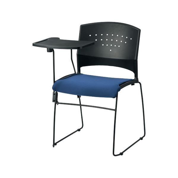 ジョインテックス 会議イス GK-CM10R ネイビー メモ台付 快適な会議を彩る、ネイビーの魅力 メモ台付き会議イス、進化の証 送料無料の通販は