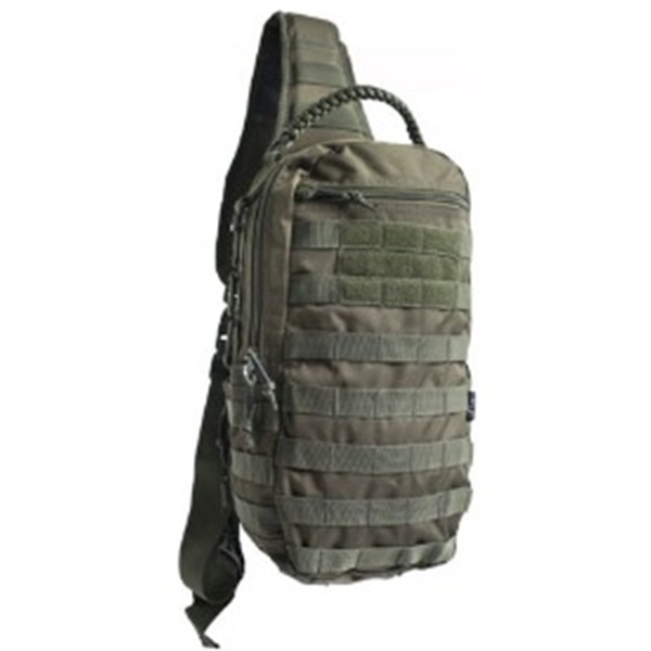 ワンショルダー バッグ オリーブ ミリタリーモール対応 裏防水コーティング 背面衝撃緩和用ウレタン入 Ｂ5タブレット整理 収納 可