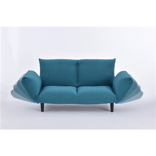 カウチソファー/リクライニングソファー 【2人掛け ウォームレッド】 クッション付き 日本製 国産 『バゲット』 赤 送料無料の通販は