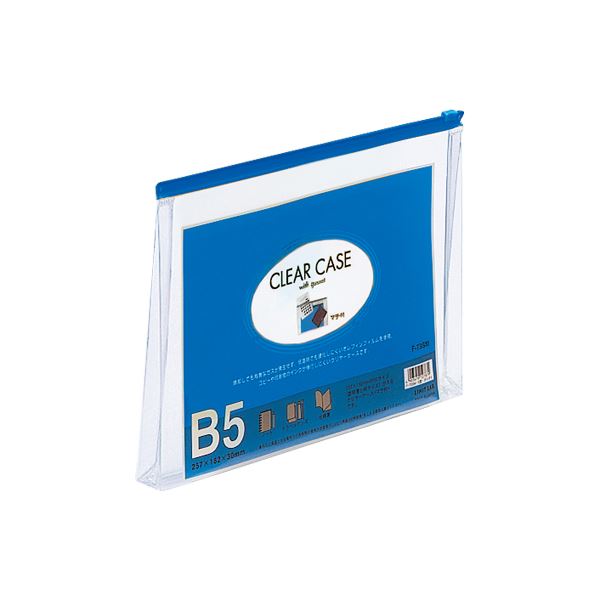 （まとめ） リヒトラブ クリヤーケース 再生オレフィン製 B5判 F-73SM 藍 1枚入 【×10セット】 サイズ豊富なクリアケース あらゆる用途に対応 再生オレフィン製で環境にも優しい B5判の藍色、1枚入りを10セットでお得に 送料無料の通販は 6,061円