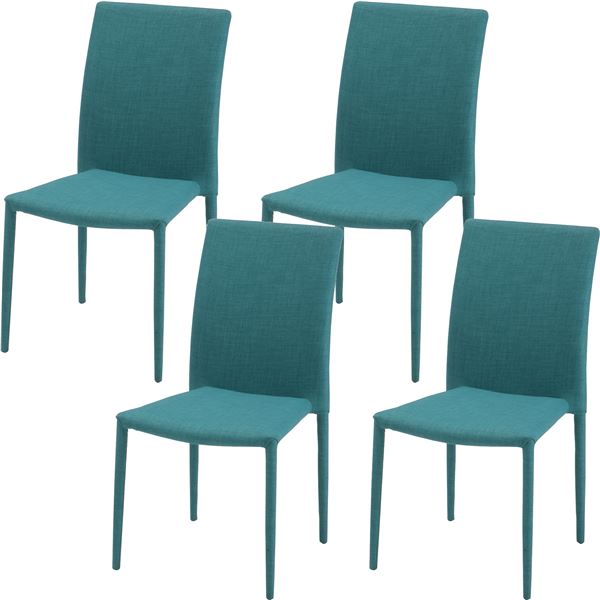 あずま工芸 ダイニングチェア ダイニング用チェア イス 食卓 椅子 スタッキング可能 ライトシーグリーン【4脚入】 TDC-9202 緑 送料無料の通販は