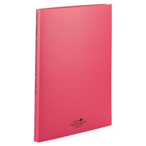 （まとめ） リヒトラブ AQUA DROPs クリヤーブック（クリアブック）（ポケット交換タイプ） A4タテ 30穴 15ポケット付属 背幅18mm 赤 N5015-3 1冊 【×20セット】 送料無料の通販は